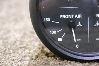 USED 6913-00168-11 4 IN 1 OIL / ENGINE / FRONT AIR / REAR AIR DASH GAUGE RV PARTS FOR SALE