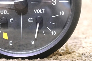 USED 3 IN 1 6913-00061-01 TACH / FUEL / VOLT DASH GAUGE MOTORHOME PARTS FOR SALE