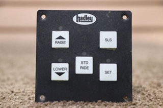 USED HADLEY RAISE / LOWER TOUCH PAD W0376411 RV/MOTORHOME PARTS FOR SALE