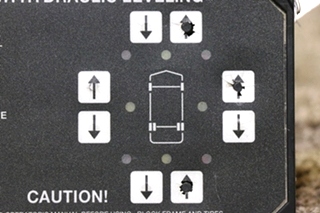 USED RV AP29691 HWH HYDRAULIC LEVELING TOUCH PAD FOR SALE