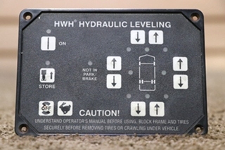 USED AP20007 HWH HYDRAULIC LEVELING TOUCH PAD RV PARTS FOR SALE