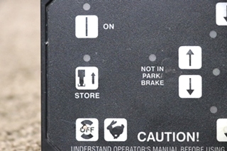 USED AP20007 HWH HYDRAULIC LEVELING TOUCH PAD RV PARTS FOR SALE
