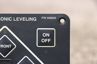 USED POWER GEAR 500629 ELECTRONIC LEVELING TOUCH PAD MOTORHOME PARTS FOR SALE