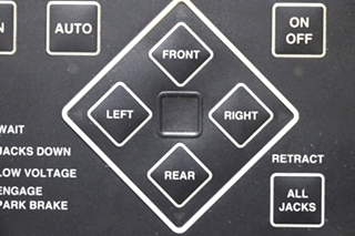USED POWER GEAR 500629 ELECTRONIC LEVELING TOUCH PAD MOTORHOME PARTS FOR SALE