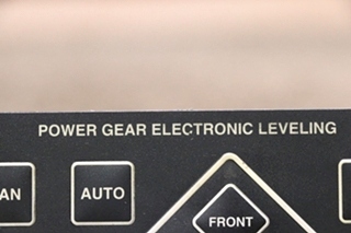 USED POWER GEAR 500629 ELECTRONIC LEVELING TOUCH PAD MOTORHOME PARTS FOR SALE