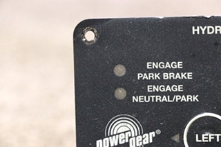 USED POWER GEAR HYDRAULIC LEVELERS TOUCH PAD 500535 RV/MOTORHOME PARTS FOR SALE
