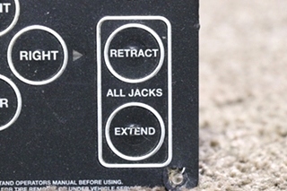 USED POWER GEAR HYDRAULIC LEVELERS TOUCH PAD 500535 RV/MOTORHOME PARTS FOR SALE