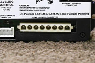 USED MOTORHOME POWER GEAR 140-1229 LEVELING CONTROL MODULE FOR SALE