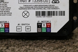 USED RV 13398-D0 DUAL MOTOR SYNCHRONOUS VELOCITY SLIDE CONTROLLER FOR SALE