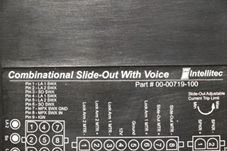 USED INTELLITEC COMBINATIONAL SLIDE OUT WITH VOICE 00-00719-100 RV/MOTORHOME PARTS FOR SALE