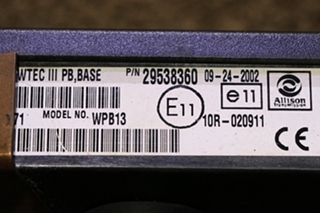 USED RV/MOTORHOME ALLISON TRANSMISSION SHIFT SELECTOR 29538360 FOR SALE