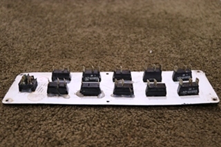 USED JRV 11 SWITCH PANEL A130378BL RV/MOTORHOME PARTS FOR SALE