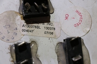 USED JRV 11 SWITCH PANEL A130378BL RV/MOTORHOME PARTS FOR SALE