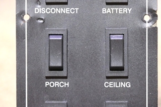USED JRV 11 SWITCH PANEL A130378BL RV/MOTORHOME PARTS FOR SALE