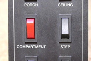 USED JRV 11 SWITCH PANEL A130378BL RV/MOTORHOME PARTS FOR SALE