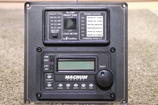 USED MAGNUM ENERGY REMOTE AND SMART EMS DISPLAY PANEL RV/MOTORHOME PARTS FOR SALE