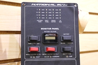 USED NATIONAL RV A128379BL MONITOR PANEL MOTORHOME PARTS FOR SALE