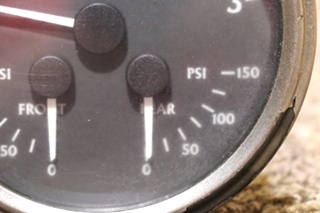 USED 3 IN 1 TACH / FRONT / REAR DASH GAUGE RV PARTS FOR SALE