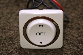 USED RV WHITE OFF SWITCH PANEL FOR SALE