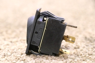 USED MOTORHOME BLACK ROCKER 0852-0225 SWITCH FOR SALE