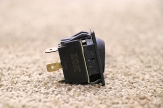 USED MOTORHOME BLACK ROCKER 0852-0225 SWITCH FOR SALE