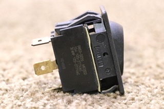 USED MOTORHOME BLACK ROCKER 0852-0225 SWITCH FOR SALE
