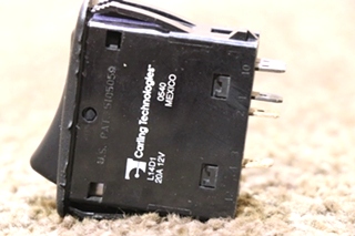 USED L14D1 BLACK ROCKER SWITCH RV PARTS FOR SALE