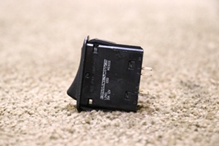 USED BLACK ROCKER SWITCH L24D1 RV/MOTORHOME PARTS FOR SALE