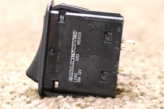 USED BLACK ROCKER SWITCH L24D1 RV/MOTORHOME PARTS FOR SALE
