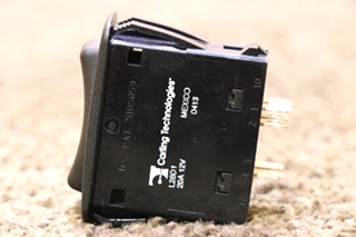 USED RV L28D1 BLACK ROCKER SWITCH FOR SALE