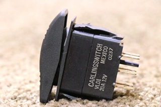 USED RV VLD1 BLACK ROCKER SWITCH FOR SALE