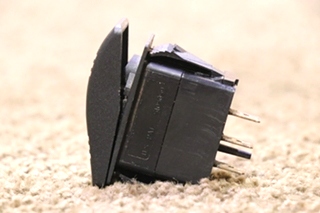 USED RV V4D1 BLACK ROCKER SWITCH FOR SALE