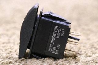 USED RV VLD1 BLACK ROCKER SWITCH FOR SALE