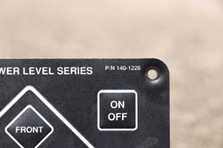 USED RV/MOTORHOME POWER GEAR POWER LEVEL SERIES TOUCH PAD 140-1226 FOR SALE