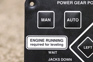 USED RV/MOTORHOME POWER GEAR POWER LEVEL SERIES TOUCH PAD 140-1226 FOR SALE