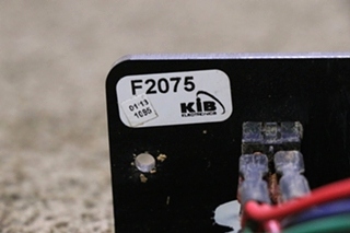 USED MOTORHOME BATTERY DISCONNECT F2075 AUX/MAIN SWITCH PANEL FOR SALE