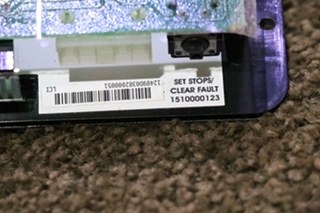 USED 1510000123 POWER GEAR ROOM SLIDEOUT SWITCH PANEL RV PARTS FOR SALE 