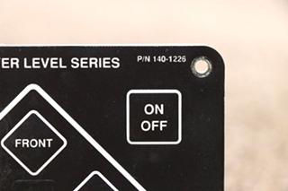 USED 140-1226 POWER GEAR POWER LEVEL SERIES TOUCH PAD RV PARTS FOR SALE