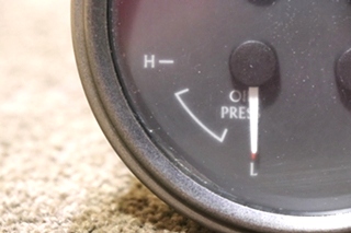 USED 4 IN 1 WATER / TRANS / OIL / FUEL DASH GAUGE 105809-C RV/MOTORHOME PARTS FOR SALE