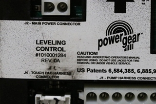 USED POWER GEAR LEVELING CONTROL MODULE 1010001284 RV/MOTORHOME PARTS FOR SALE