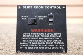 USED SLIDE ROOM CONTROL SWITCH PANEL MOTORHOME PARTS FOR SALE