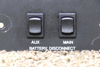 USED RV/MOTORHOME BATTERY DISONNECT SWITCH PANEL L9224 FOR SALE