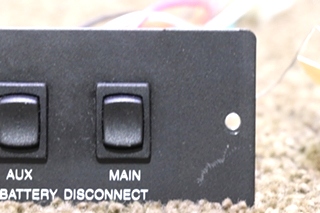 USED RV/MOTORHOME BATTERY DISONNECT SWITCH PANEL L9224 FOR SALE