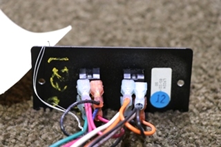 USED RV/MOTORHOME BATTERY DISONNECT SWITCH PANEL L9224 FOR SALE