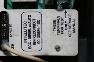 USED 00-00886-100 INTELLITEC BATTERY CONTROL CENTER RV PARTS FOR SALE