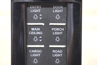 USED VIMAR PUSH BUTTON SWITCH PANEL 5038230 RV/MOTORHOME PARTS FOR SALE
