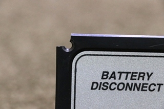 USED INTELLITEC BD0 01-00066-004 BATTERY DISCONNECT SWITCH PANEL MOTORHOME PARTS FOR SALE