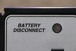 USED INTELLITEC BD0 01-00066-004 BATTERY DISCONNECT SWITCH PANEL MOTORHOME PARTS FOR SALE
