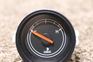 USED COOLANT TEMP W22-00006-082 DASH GAUGE MOTORHOME PARTS FOR SALE