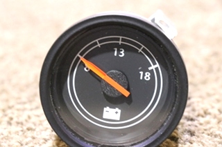 USED VOLTS DASH GAUGE W22-00007-028 RV/MOTORHOME PARTS FOR SALE